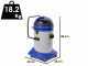 Annovi &amp; Reverberi 4300MP - Bidone aspiratutto - Fusto in plastica 77 lt - 2400W