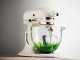 KitchenAid 5KFE5T - Frusta piatta con bordo in silicone bianco