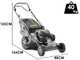 Marina Systems HR 57 SH - Tagliaerba a scoppio trazionato - 4IN1 - Motore Honda GCVx 200