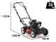 GRINDER 4x4 SH PRO - Tagliaerba a scoppio trazionato - Motore Honda GXV 160
