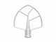 KitchenAid 5KSMBLWF - Frusta piatta rivestita in bianco
