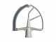 KitchenAid 5KFE7T - Frusta piatta con bordo in silicone grigio