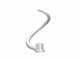 KitchenAid 5KSMBLWD - Gancio impastatore rivestito bianco