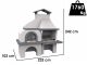 Edilmark Pizza-Party - Barbecue e forno in muratura a legno e carbone