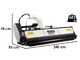 BlackStone RPDH 220 - Trinciaerba per trattore - Serie pesante - Spostamento idraulico