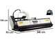BlackStone RPDH 220 - Trinciaerba per trattore - Serie pesante - Spostamento idraulico