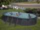 Gre Granada Ovale 730x375x132cm - Piscina fuori terra in acciaio