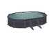 Gre Granada Ovale 610x375x132cm - Piscina fuori terra in acciaio