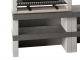 Edilmark KUBO.1 - Barbecue in muratura a legna e carbone - Fuoco Posteriore e Panca Reversibile