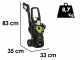 Ribimex RX4 - Idropulitrice ad acqua fredda - 160 bar max - Portata 480 lt/h