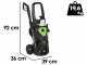Ribimex RX6 - Idropulitrice ad acqua fredda - 180 bar max - Portata 460 lt/h