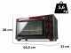 G3 Ferrari Il Moro - Forno elettrico ventilato - 20L 1380W