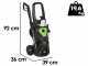 Ribimex RX6 - Idropulitrice ad acqua fredda - 180 bar max - Portata 460 lt/h