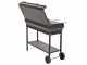 Seven Italy Vulcano Big -  Barbecue in ferro artigianale a carbone - 2x 47,5x37cm