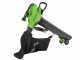 Greenworks GD48BVIIK4 - Soffiatore aspiratore a batteria 48V 4Ah
