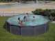 Gre Granada Rotonda &Oslash;550 x 132 cm - Piscina fuori terra in acciaio