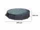 Gre Granada Rotonda &Oslash;550 x 132 cm - Piscina fuori terra in acciaio