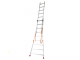 Facal Atlanta ATL350-2, 2x12 gradini, 5.66 m - Scala in alluminio - Altezza stimata operativa 6.40 m
