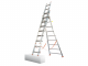Facal Atlanta ATL230-3, 3x8 gradini, 5.10 m - Scala in alluminio - Altezza stimata operativa 5.90 m