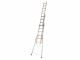 Facal Atlanta ATL230-3, 3x8 gradini, 5.10 m - Scala in alluminio - Altezza stimata operativa 5.90 m