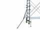 Facal DOGE65 DG6/5CEN - Trabattello in alluminio - Base 170 cm - Tre alzate - Altezza 7,10m