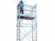 Facal DOGE65 DG6/5CEN - Trabattello in alluminio - Base 170 cm - Tre alzate - Altezza 7,10m