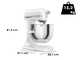 KitchenAid Heavy Duty 5KSM70JPX-EWH Bianco - Impastatrice Planetaria