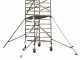 Facal Capo C41-2/C-BLI - Trabattello in alluminio - Base livellante - Altezza 10.71m