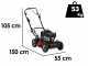 Marina Systems GRINDER 4X4 SKW - Tagliaerba a scoppio trazionato - Motore Kawasaki FJ180V - Taglio 52cm