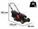 Marina Systems 4 MAXI 52 SH - Tagliaerba a scoppio trazionato - 4 in 1 - Motore Honda GCVx 200