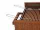 Barbecue a legna e carbone Super Flipper in corten