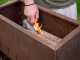 Barbecue a legna e carbone Super Flipper in corten