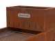 Barbecue a legna e carbone Super Flipper in corten