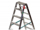 Facal Dupla D-6, 2x7 gradini, 1.54 m - Scala doppia in alluminio - Altezza stimata operativa 2.79 m