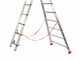 Facal Atlanta ATL230-2, 2x8 gradini, 3.70 m - Scala in alluminio - Altezza stimata operativa 4.56 m