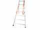 Facal Atlanta ATL230-2, 2x8 gradini, 3.70 m - Scala in alluminio - Altezza stimata operativa 4.56 m