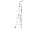 Facal Atlanta ATL230-2, 2x8 gradini, 3.70 m - Scala in alluminio - Altezza stimata operativa 4.56 m