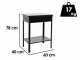 Seven Italy Stromboli Large - Barbecue in ferro artigianale a carbone - 57,5x37cm