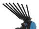 Lisam Oliwatt 3 - Abbacchiatore elettrico 235/330 cm a batteria tipo auto con cavo in dotazione - Asta telescopica in alluminio
