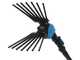 Lisam Oliwatt 3 - Abbacchiatore elettrico 235/330 cm a batteria tipo auto con cavo in dotazione - Asta telescopica in alluminio