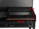 Seven Italy Polifemo Big - Barbecue in ferro artigianale a carbone - 2x 47,5x37cm