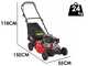 Rato Multipower RMP46Q-V125 - Rasaerba a scoppio - Motore Rato da 127cc