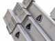 S.T.P. Tria 3TR A10069083255, 3x8 gradini, 5.55 m - Scala a sfilo in alluminio - Altezza stimata operativa 6.55 m
