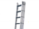 S.T.P. Tria 3TR A10069083255, 3x8 gradini, 5.55 m - Scala a sfilo in alluminio - Altezza stimata operativa 6.55 m