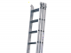 S.T.P. Tria 3TR A10069103315, 3x10 gradini, 7.35 m - Scala a sfilo in alluminio - Altezza stimata operativa 8.35 m