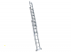 S.T.P. Tria 3TR A10069103315, 3x10 gradini, 7.35 m - Scala a sfilo in alluminio - Altezza stimata operativa 8.35 m