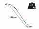 Lisam Thor - Abbacchiatore Elettrico a batteria - Asta Telescopica - Batteria 12V 56Ah