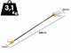 Lisam Swing - Abbacchiatore Elettrico a batteria - Asta Fissa - Batteria 12V 56Ah