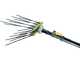 Lisam Swing 36V - Abbacchiatore elettrico a batteria a zaino 36V 30Ah - Asta telescopica 220/300 cm