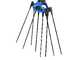 Campagnola MASTER PLUG-IN - Abbacchiatore a batteria al litio 21.6V 5Ah - Asta telescopica in carbonio e alluminio 288/373 cm